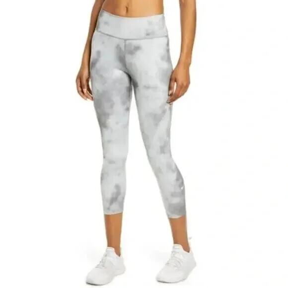 Nike Icon Clash Cropped Tie Dye Leggings Size Small - Picture 1 of 16
